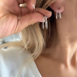 BOUCLES D'OREILLES IOLI EN ARGENT BOUCLES D'OREILLES IOLI EN ARGENT