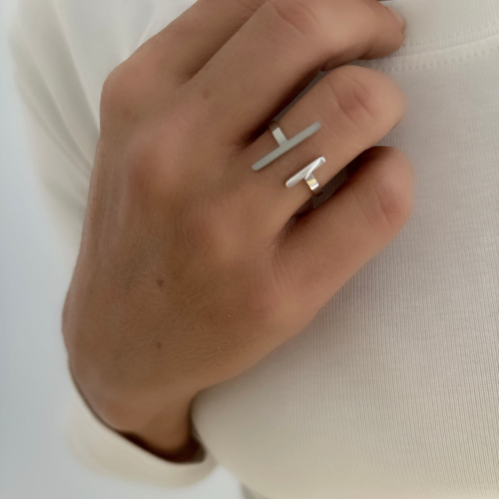 BAGUE EN ARGENT HARIE