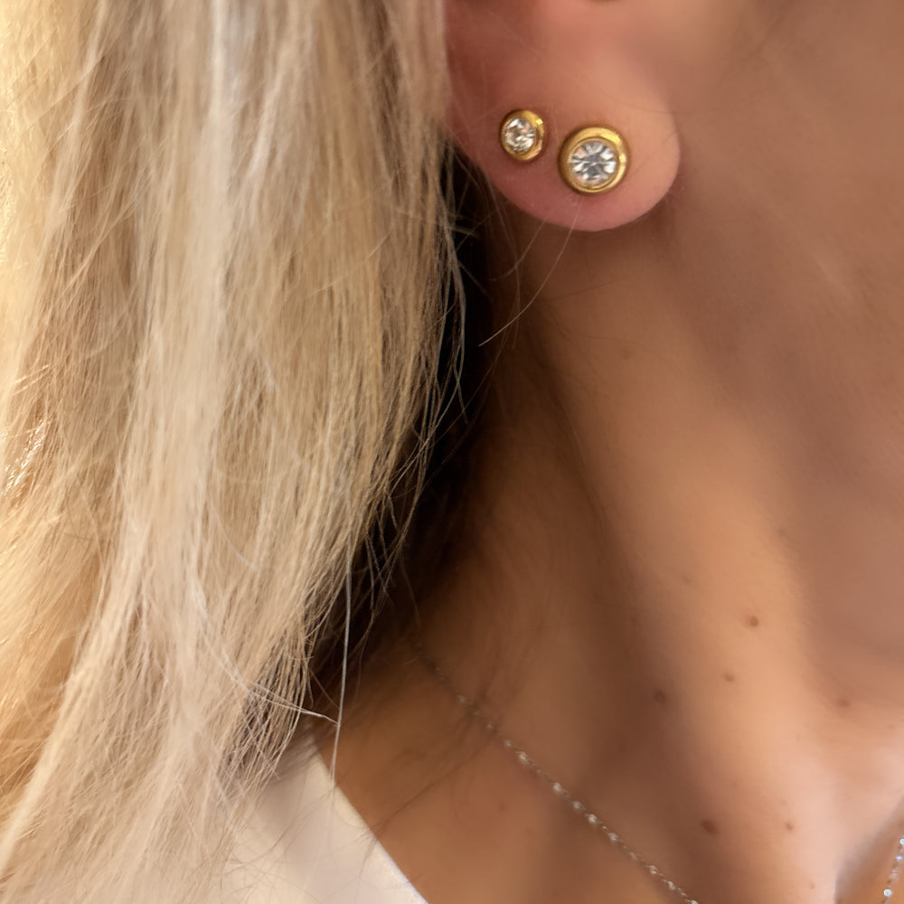 BOUCLES D'OREILLES EN OR STARLITE