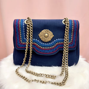 SAC EN CUIR ET TOILE KALLIROI SAC EN CUIR ET TOILE KALLIROI