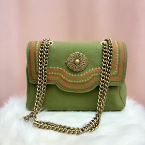 SAC EN CUIR ET TOILE KALLIROI SAC EN CUIR ET TOILE KALLIROI