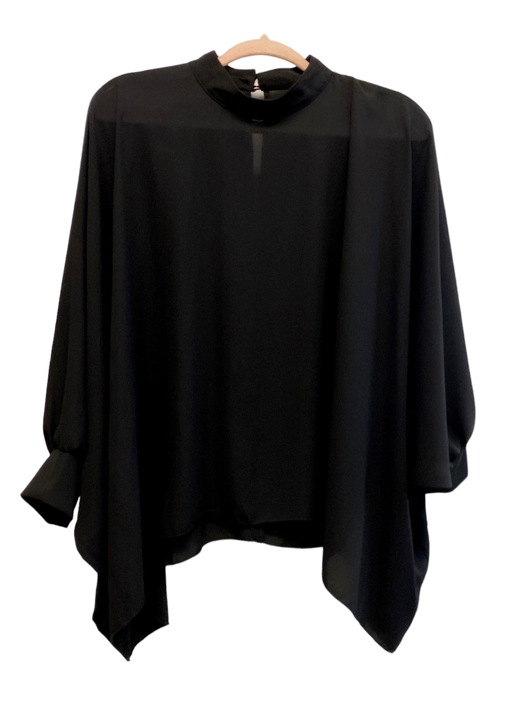 SERINA OVERSIZE BLOUSE BLACK- LT1620