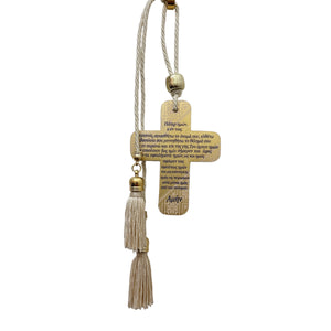 Croix en porcelaine de Pater Imon Croix en porcelaine de Pater Imon