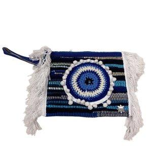 KOURELOU CROCHET EYE CLUTCH - STEFANIA KOURELOU CROCHET EYE CLUTCH - STEFANIA