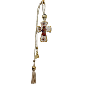 ROUNDED EDGES PORCELAIN SMALL CROSS ROUNDED EDGES PORCELAIN SMALL CROSS