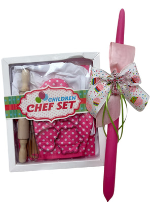 CHEF SET EASTER CANDLES CHEF SET EASTER CANDLES