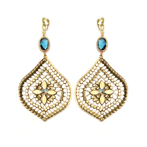 BOUCLES D'OREILLES DÉESSE EN CRISTAL BOUCLES D'OREILLES DÉESSE EN CRISTAL