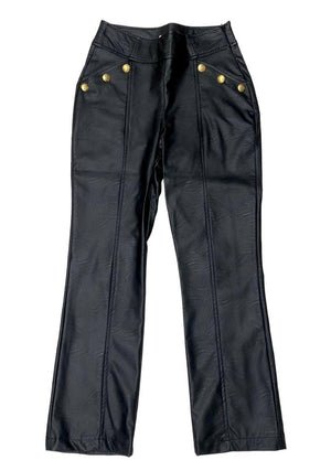 LIZA - VEGAN LEATHER PANT LR1410 LIZA - VEGAN LEATHER PANT LR1410