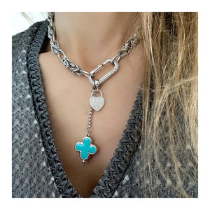 CROSS MY HEART NECKLACE CROSS MY HEART NECKLACE