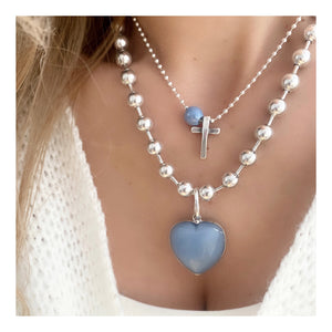 COLLIER ET CROIX COEUR ANGELITE COLLIER ET CROIX COEUR ANGELITE