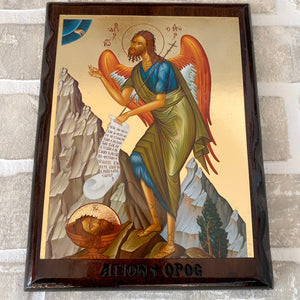 ICÔNE EN BOIS SAINT IOANNIS (SAINT-JEAN) ICÔNE EN BOIS SAINT IOANNIS (SAINT-JEAN)