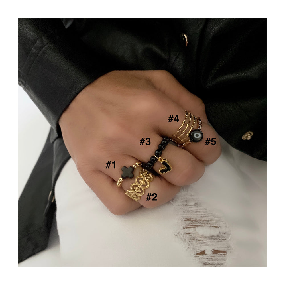 STORMY EYES STACKABLE RINGS