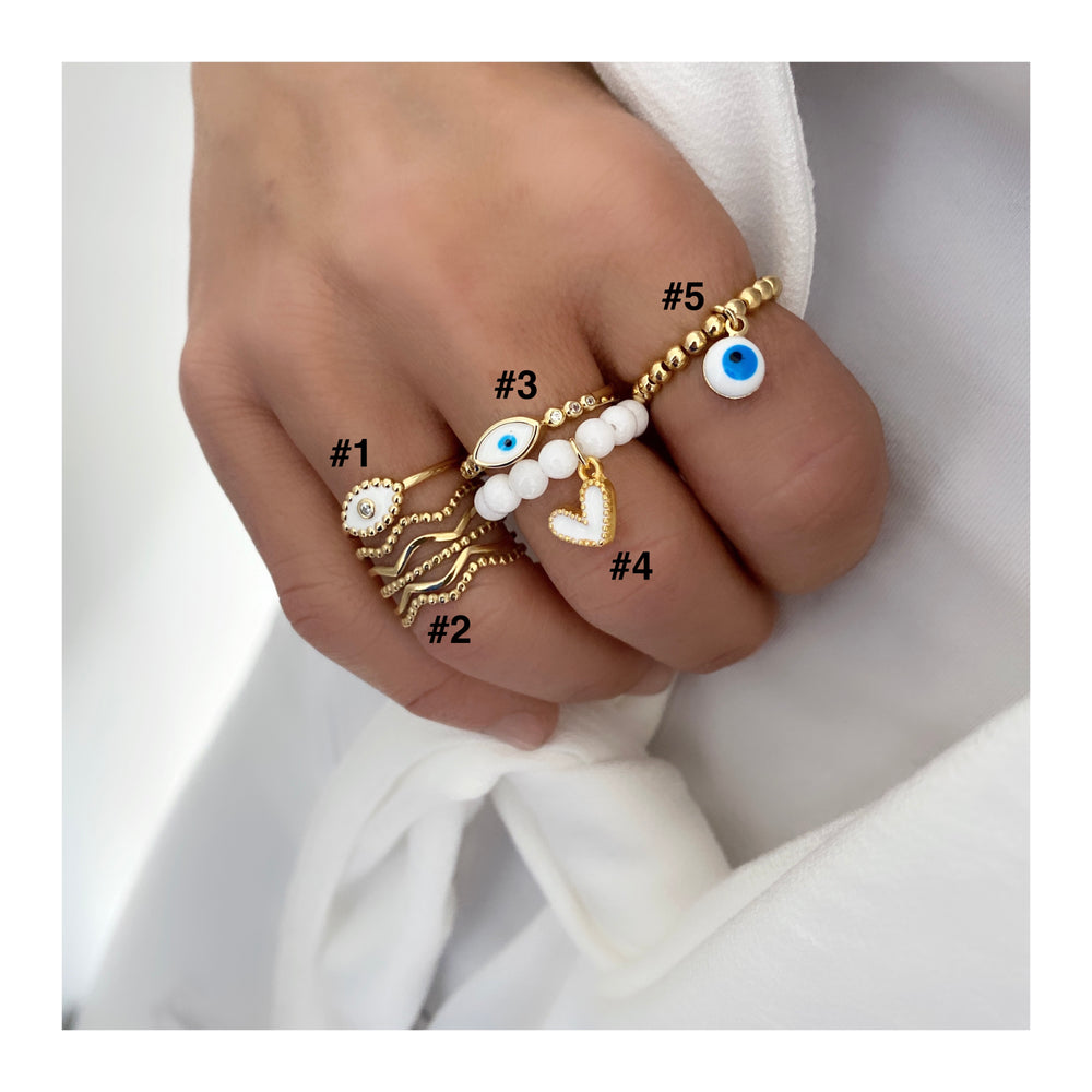 DREAMY EYES STACKABLE RINGS