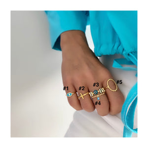 CRYSSY STACKABLE RINGS CRYSSY STACKABLE RINGS