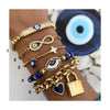 BRACELETS YEUX AZUR