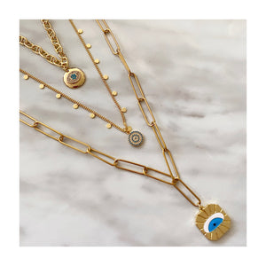 CHRYSSA EVIL EYE NECKLACES CHRYSSA EVIL EYE NECKLACES