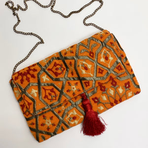 POCHETTE ENVELOPPE EN TISSU TAPISSERIE - BLOSSOM POCHETTE ENVELOPPE EN TISSU TAPISSERIE - BLOSSOM