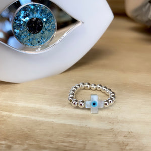 THALASSA STACKABLE SILVER PLATED RINGS THALASSA STACKABLE SILVER PLATED RINGS