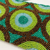 MATAKIA BEADED WALLET-CLUTCH - SHADES OF GREEN