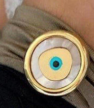 LYCRA STRETCH SANTORINI EYE BRACELETS LYCRA STRETCH SANTORINI EYE BRACELETS