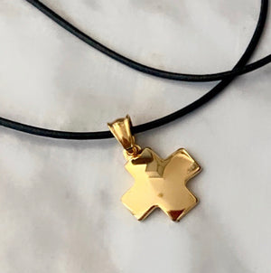 MEN'S NECKLACE GOLDEN CROSS MEN'S NECKLACE GOLDEN CROSS