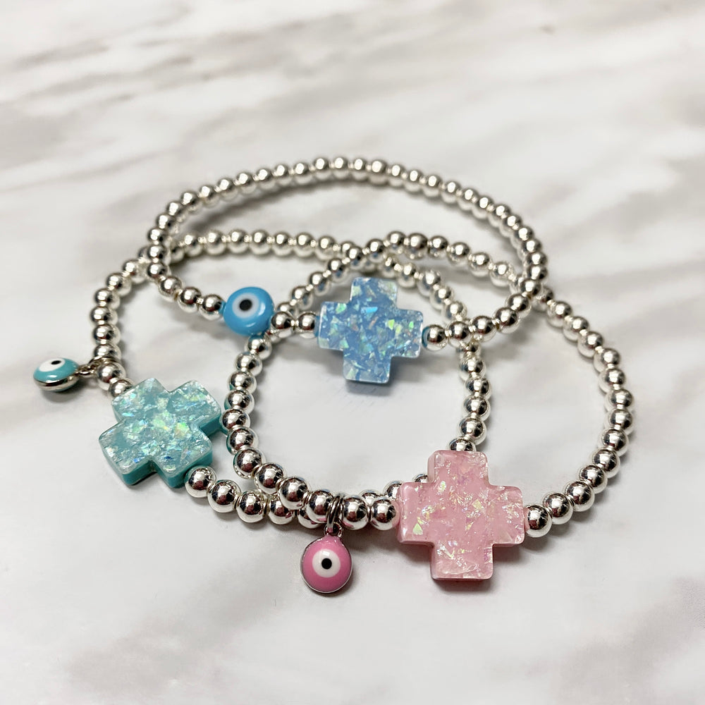 OPALIZED CROSS 2 BRACELETS