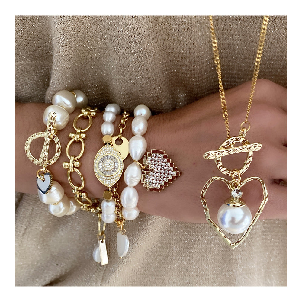 COLLIER MARILENA STACK ET PERLES D'AMOUR
