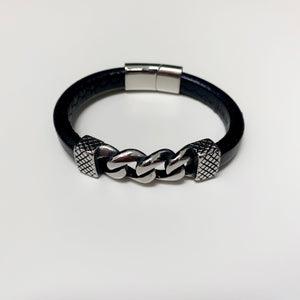 MEN'S LEATHER NISYROS BRACELET MEN'S LEATHER NISYROS BRACELET