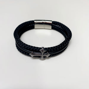 MEN'S TRIPLE ROW PATMOS BRACELET MEN'S TRIPLE ROW PATMOS BRACELET