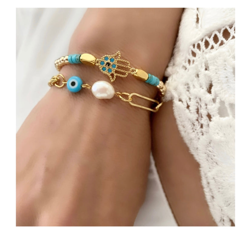 HAMSA & EYE BRACELETS