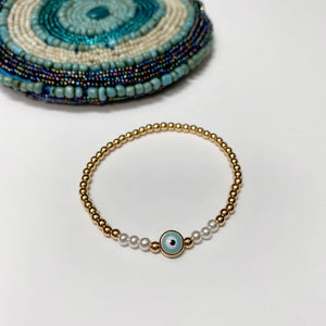 SANTORINI PEARLY EYES BRACELETS SANTORINI PEARLY EYES BRACELETS