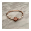 BRACELETS & COLLIERS EMPILABLES PERLES ROSE