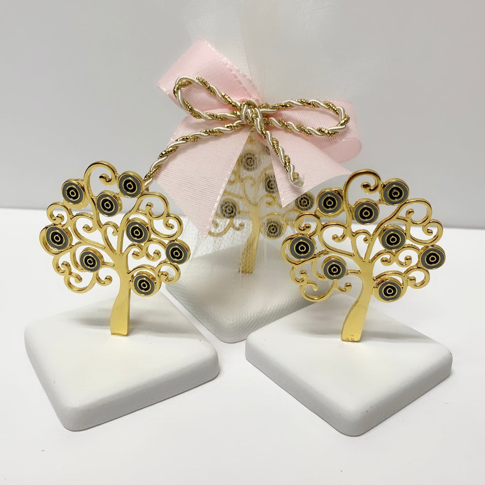 BAPTISM/WEDDING FAVOR TREE OF LIFE WITH EYES (25 PIECES)