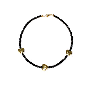 CLEOPATRAS HEARTS LAYERED NECKLACES CLEOPATRAS HEARTS LAYERED NECKLACES