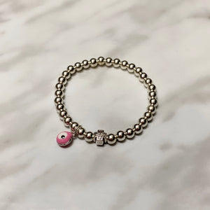 CROSS & EYE BRACELET GIRL CROSS & EYE BRACELET GIRL