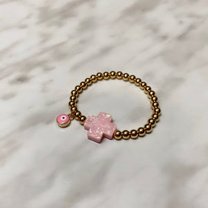 PASTEL CROSS BRACELET GIRL PASTEL CROSS BRACELET GIRL