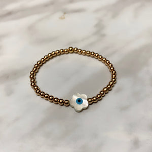 GOLDEN SHELL EYE BRACELET GIRL GOLDEN SHELL EYE BRACELET GIRL