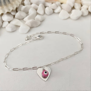 BRACELETS DE CHEVILLE DEUX COEURS BRACELETS DE CHEVILLE DEUX COEURS