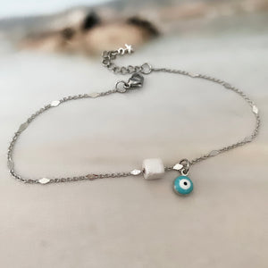 Bracelets de cheville en cubes Bracelets de cheville en cubes