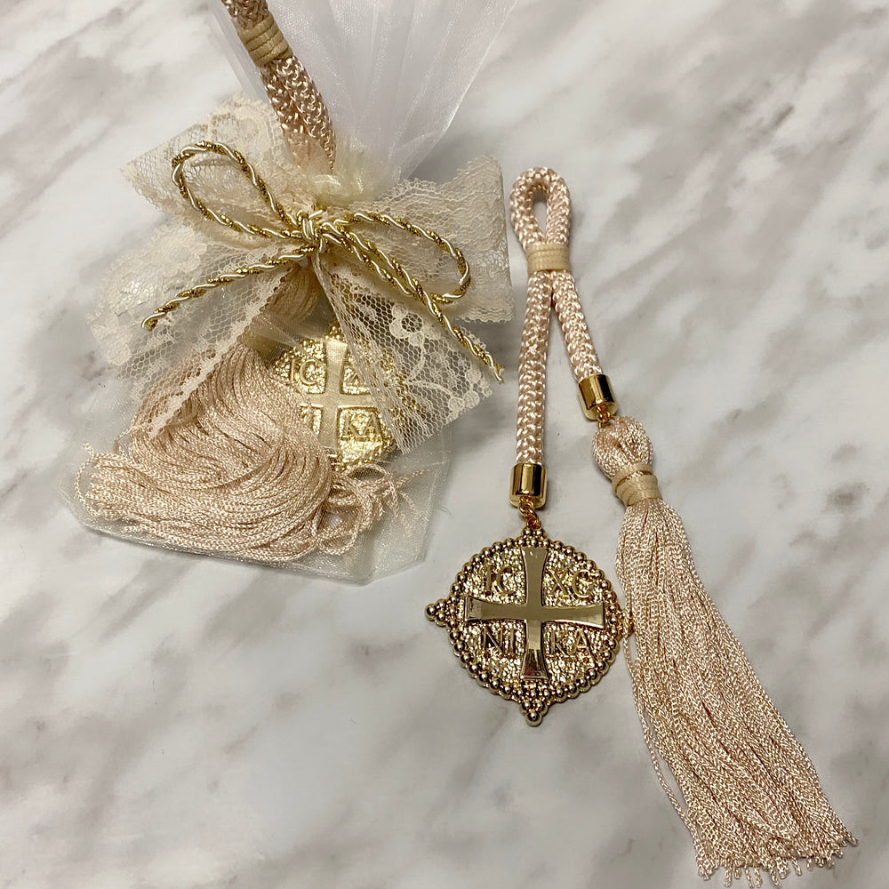 BAPTISM/WEDDING FAVORS ICXC NIKA (KONSTANTINATO) -25 PIECES
