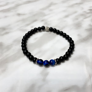 MEN'S BLACK ONYX GALAZIO BRACELET MEN'S BLACK ONYX GALAZIO BRACELET