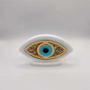 DÉCOR GLITTER MAL EYE - POROS BLANC MOYEN DÉCOR GLITTER MAL EYE - POROS BLANC MOYEN