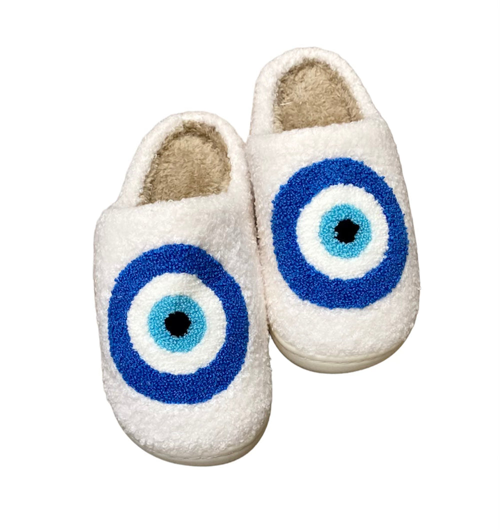 EVIL EYE COZY SLIPPERS