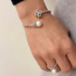 CLOVER PEARL BANGLE AND RING