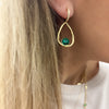 TEARDROP with CZ EARRINGS