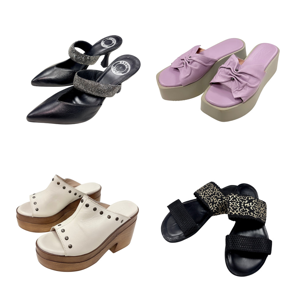 ASSORTIMENT DE SANDALES ET DE CHAUSSURES DE TAILLE 39 (8,5-9)