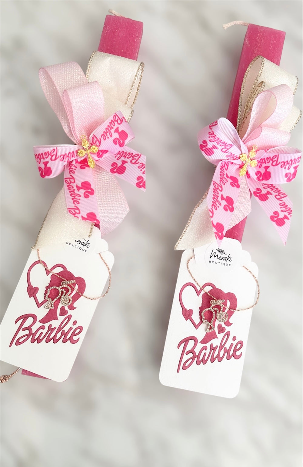 BARBIE NECKLACE CANDLES