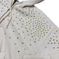 SWEAT À CAPUCHE FERMETURE ÉCLAIR BLING VANILLE