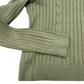 V NECK CROP SWEATER