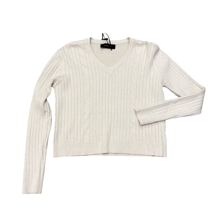 V NECK CROP SWEATER